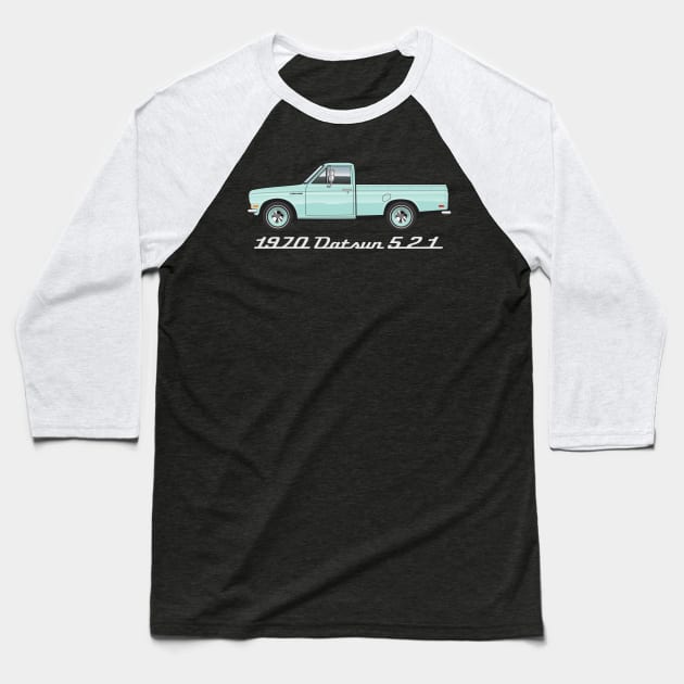 1970 Datsun 521 Baseball T-Shirt by ArtOnWheels